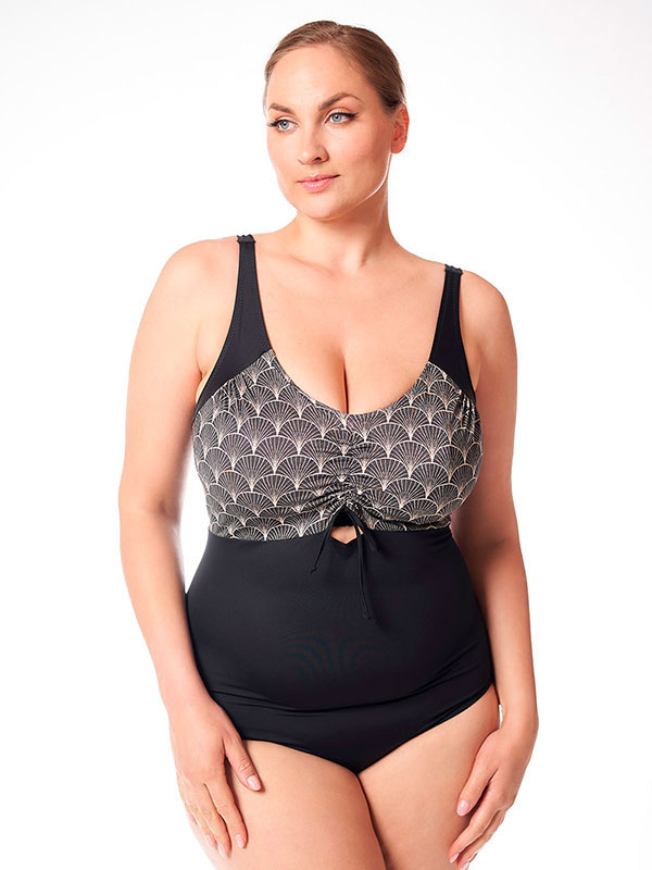 SEA SHELL - Plus Size Baddräkt fra Plaisir