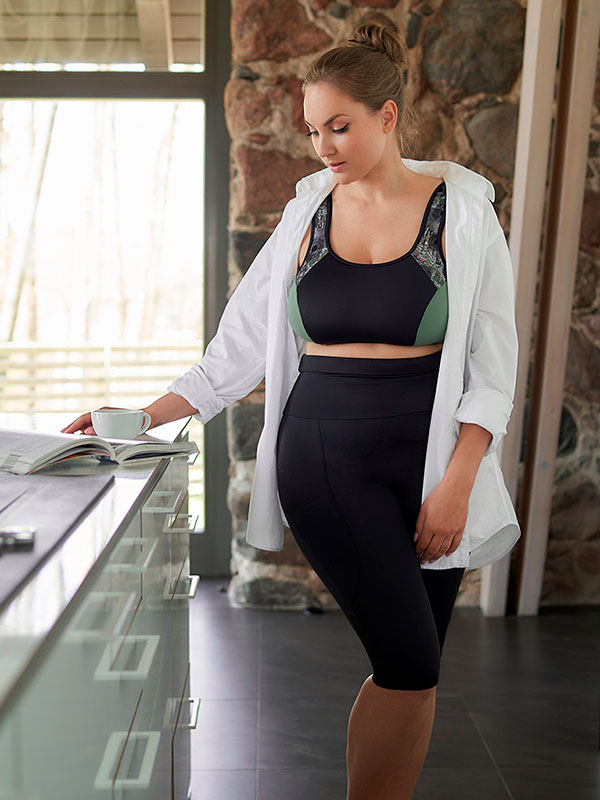 NOVA ACTIVE - Plus Size Träningstights fra Plaisir