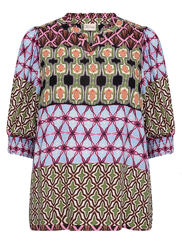 WA-MELIKA - Plus Size Blus fra Wasabi Concept
