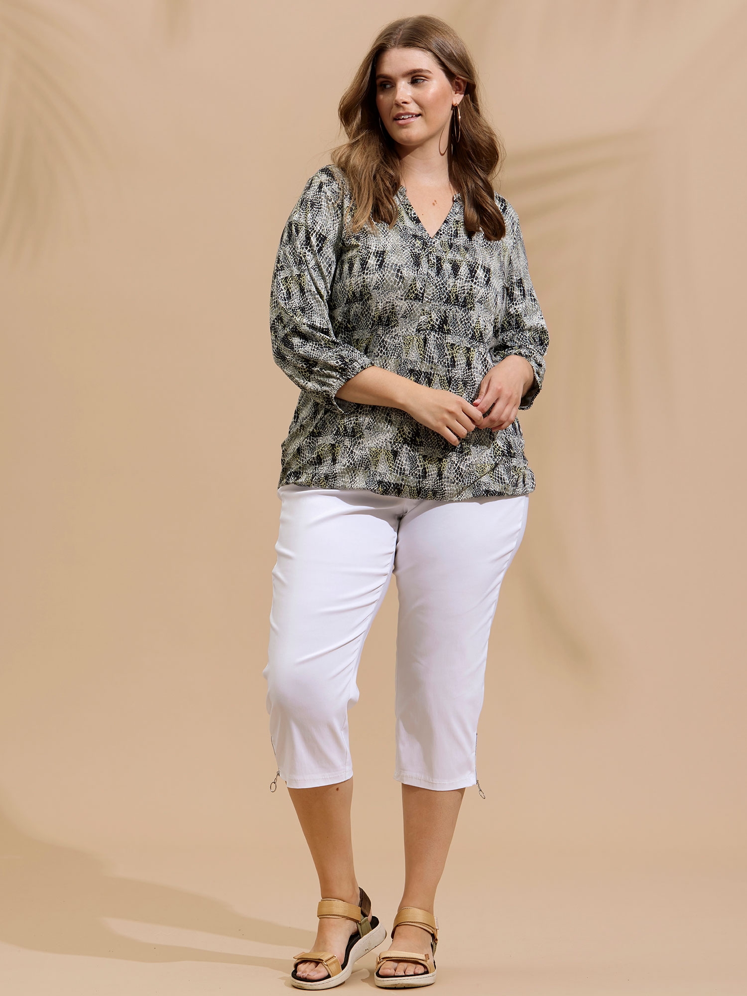 JAZZY  - Plus Size Byxor fra Zhenzi