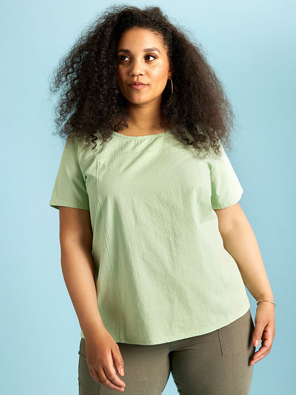 AMIN - Plus Size Blus fra Zhenzi