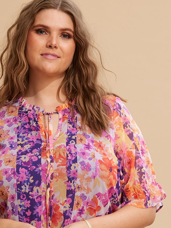 DAVINA - Plus Size Klänning fra Zhenzi