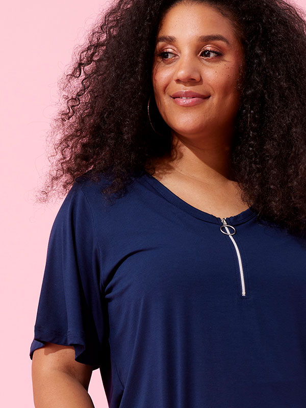 LIVIA - Plus Size Blus fra Zhenzi