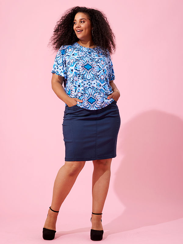 BOYER - Plus Size Kjol fra Zhenzi