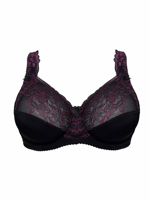 BEATE PLAIN - Plus Size BH med bygel fra Plaisir