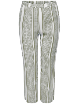 Cartime - Svarta 3/4 leggings med vitt tryck i bomullstrikå