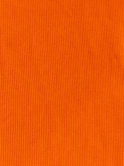 Kaffe Curve CARINA - Orange topp i ribbad bomullsjersey