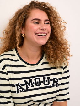KCHELLA - Plus Size T-shirt från Kaffe Curve