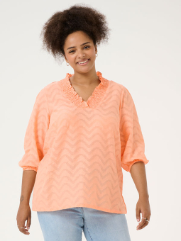 KCVITANA - Plus Size Blus från Kaffe Curve