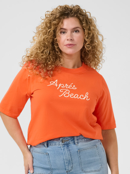 KCVIOLA - Plus Size T-shirt från Kaffe Curve