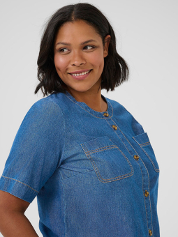 KCLOUISA - Plus Size Blus från Kaffe Curve