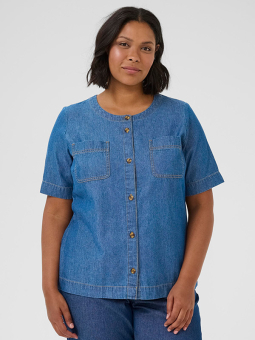 KCLOUISA - Plus Size Blus från Kaffe Curve