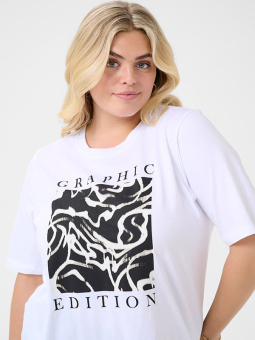 KCVIVA - Plus Size T-shirt från Kaffe Curve