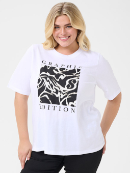 KCVIVA - Plus Size T-shirt från Kaffe Curve