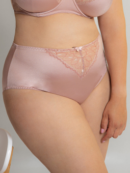 Plaisir SOFIA - Rosa Microfiber trosor med spets