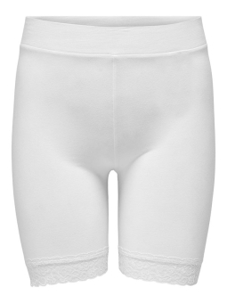 Only Carmakoma TIME - Vita shorts med spets