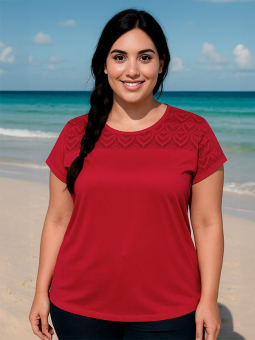 CARFLAKE - Plus Size T-shirt från Only Carmakoma