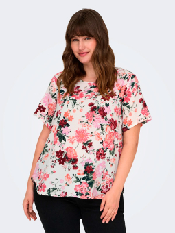 CARVICA - Plus Size Blus från Only Carmakoma