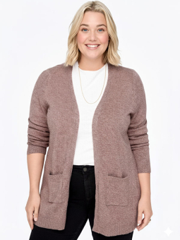 CARESLY - Plus Size Kofta från Only Carmakoma