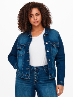 Only Carmakoma Jeansjacka I Klassiskt Snitt