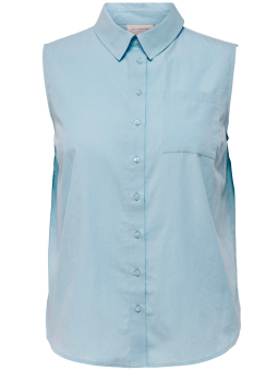 Only Carmakoma Carmillas - Ljusblå skjorta utan ärmar