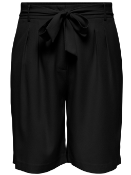 Only Carmakoma Car VIOLET - Snygga svarta shorts i klassisk look