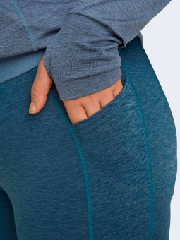 Only Play Curvy ONP ELANA - Blågrå träningsleggings