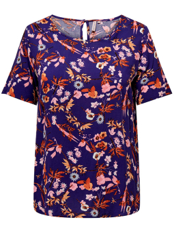 Only Carmakoma NOVA LOLLI - Lila blus med blomtryck