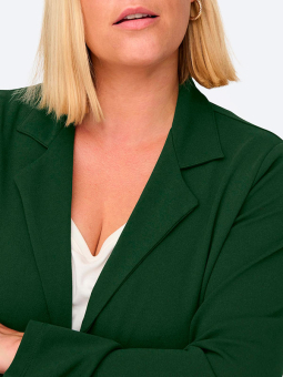 Only Carmakoma SANIA - Grön stretchig blazer