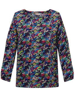 Only Carmakoma AYANA - Blus i blommig viskos