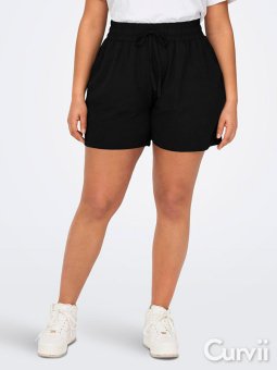 Only Carmakoma LUXMIE - Svarta shorts