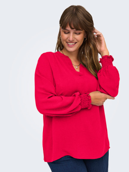 CARMETTA - Plus Size Blus från Only Carmakoma