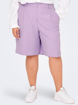 Only Carmakoma THEA - Ljuslila shorts