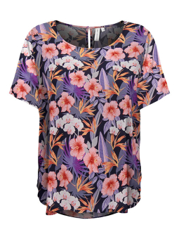 Only Carmakoma NOVA - Viskosblus med blommönster