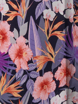 Only Carmakoma NOVA - Viskosblus med blommönster