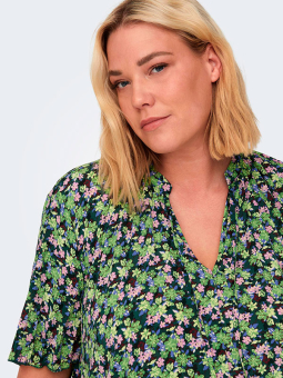 Only Carmakoma GREENIE - Lätt klänning i blommönster