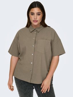 CARHARLOW - Plus Size Skjorta från Only Carmakoma