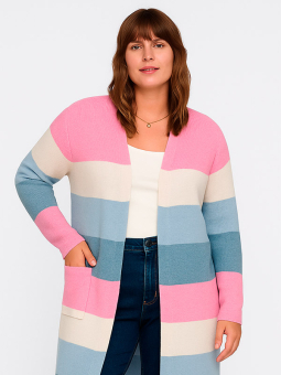 CARATIJA - Plus Size Kofta från Only Carmakoma
