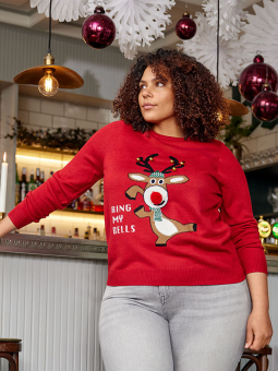 CARXMAS - Plus Size Tröja från Only Carmakoma