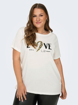 CARFREA - Plus Size T-shirt från Only Carmakoma