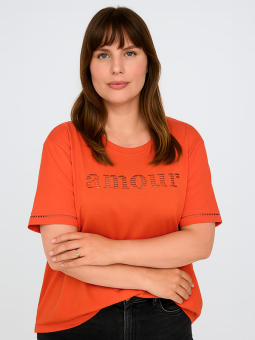 CARANNIE - Plus Size T-shirt från Only Carmakoma