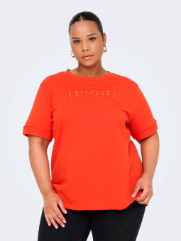 CARANNIE - Plus Size T-shirt från Only Carmakoma