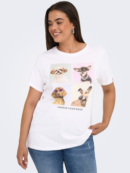 CARWINCE - Plus Size T-shirt från Only Carmakoma