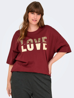 CARKOURTNEY - Plus Size T-shirt från Only Carmakoma