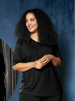 Zhenzi 200047-Brynn-047-T-shirt-09000-Black