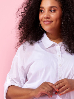 SAIGE - Plus Size Skjorta från Zhenzi