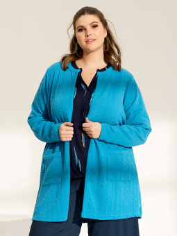 REIMER - Plus Size Kofta från Zhenzi