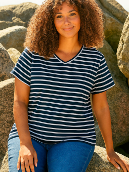 ALBERTA - Plus Size T-shirt från Zhenzi