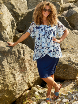 FRAN - Plus Size Klänning från Zhenzi