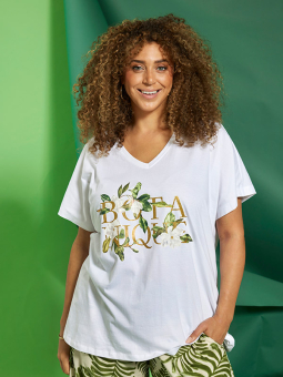 ZH-LEIA - Plus Size T-shirt från Zhenzi